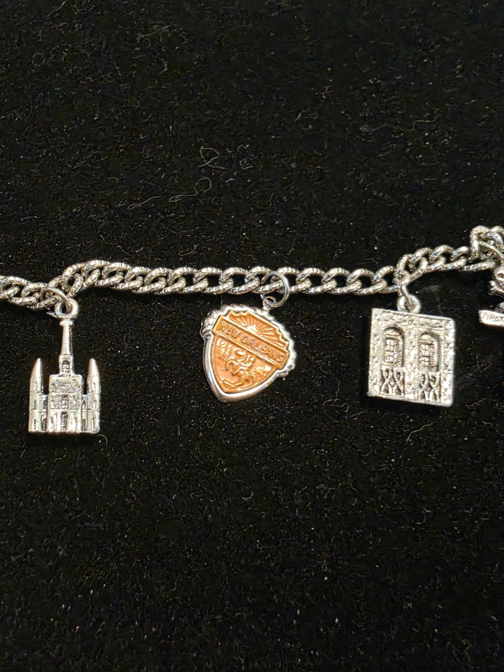 Vintage New Orleans Charm Bracelet